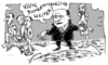 Cartoon: Ausbungerung (small) by JP tagged bunga berlusconi italien flüchtlinge migration