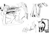 Cartoon: voodoo_bath (small) by JP tagged voodoo,girl,bath,shower,chicken,angel,heart,lisa,bonet,epiphany,proudfoot