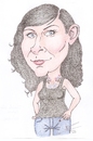 Cartoon: Danielle Colby-Cushman (small) by astrocaricaturas tagged danielle,colby,cushman