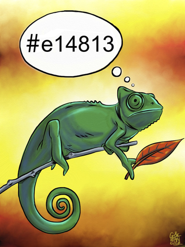 Cartoon: RGB (medium) by gereksiztarama tagged chameleon