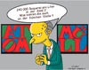 Cartoon: Mr Burns in der Asse (small) by ESchröder tagged atomlager,asse2,cäsium,137,atommülllager,radioaktivität,bohrloch