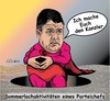 Cartoon: Sommerlochaktivitäten (small) by ESchröder tagged spd,sommerloch,sigmar,gabriel,kanzlerkandidatur,wahlkampfdebatte,kanzlerschaft,mitgliederentscheid