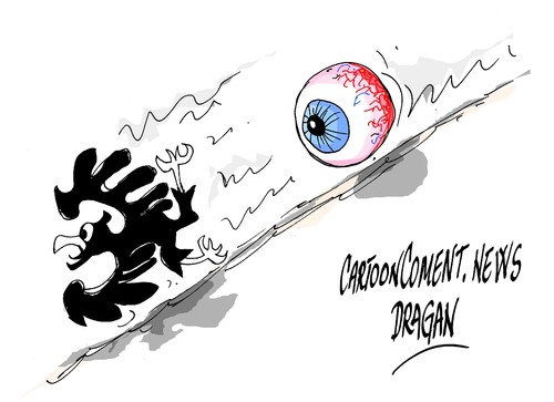 Cartoon: Alemania-top secret (medium) by Dragan tagged espionaje,eeuu,unidos,estados,alemania,cartoon,politics,inteligencia,secret,top