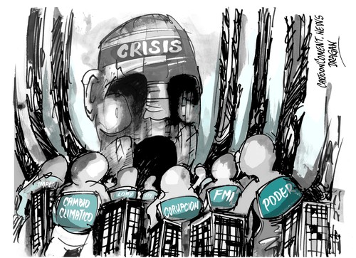 Cartoon: Alien-Crisis-El origen de la b (medium) by Dragan tagged prometheus,alien,cdrisis,economic,mundial,ridley,scott,politics,cartoon