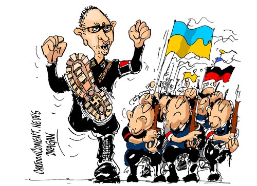 Cartoon: Arseniy Yatsenyuk-twit (medium) by Dragan tagged arseniy,yatsenyuk,twiter,ucraina,alemanija,politics,cartoon
