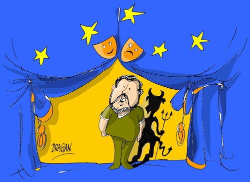 Cartoon: Espana-Zelenski en el Congreso (medium) by Dragan tagged espana,zelenski,congreso,ukrania,rusia,eu