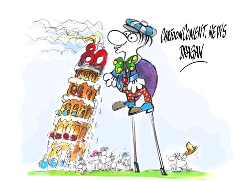 Cartoon: Guillermo Mordillo (medium) by Dragan tagged guillermo,mordillo,dibujante,argentina,cartoon