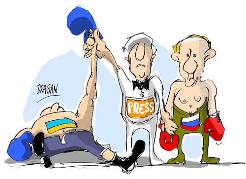 Cartoon: informacion-arma (medium) by Dragan tagged informacion,arma,putin,ukrania,rusia,gerra