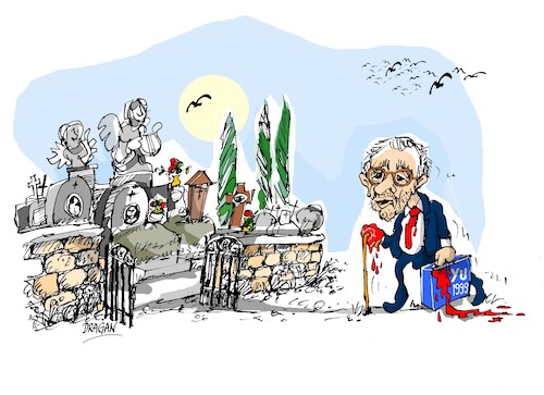 Cartoon: Javier Solana-guerra (medium) by Dragan tagged javier,solana,guerra,de,los,balcanes,yugoslavia