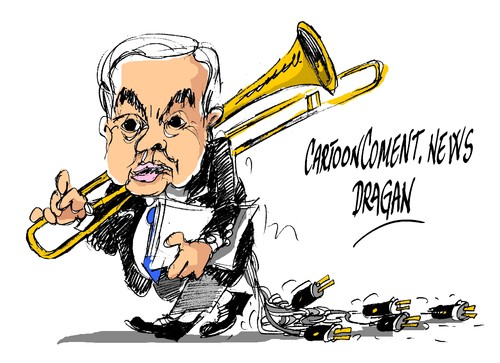 Cartoon: Jose Luis Baltar- enchufes (medium) by Dragan tagged jose,luis,baltar,enchufes,diputacion,ourense,politics,cartoon