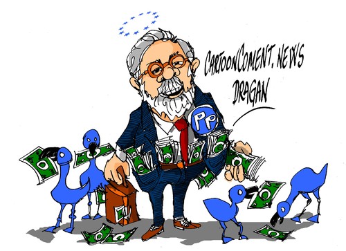 Cartoon: Miguel Arias Canete -idoneidad (medium) by Dragan tagged miguel,arias,canete,cartera,europea,de,clima,energia,politics,cartoon