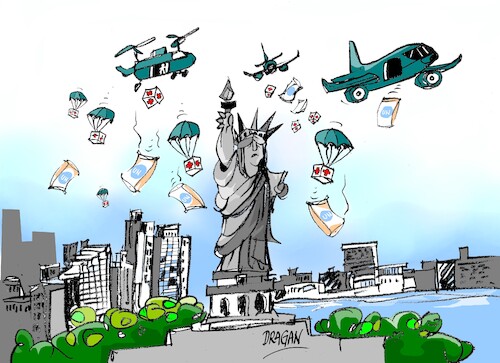 Cartoon: Nueva York-SNAP (medium) by Dragan tagged nueva,york,snap
