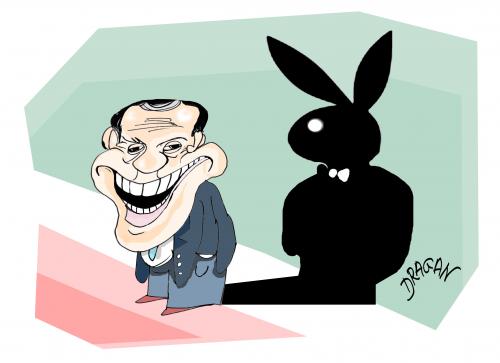Cartoon: Berlusconi (medium) by Dragan tagged italia,silvio,berlusconi