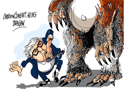 Cartoon: Steinmeier-posicion comun (medium) by Dragan tagged frank,walter,steinmeier,union,europea,ucraina,russia,politics,cartoon
