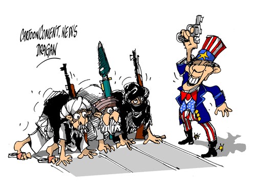 Cartoon: Yemen-fuerza intervencion rapida (medium) by Dragan tagged yemen,fuerza,intervencion,rapida,arabia,saudi,iran,golfo,persico,politics,cartoon