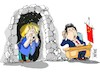 Cartoon: Angela Merkel-china (small) by Dragan tagged angela,merkel,transparencia,china