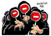 Cartoon: Arabia Saudi mujeres (small) by Dragan tagged arabia,saudi,mujeres,derechos,politics,cartoon