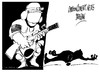 Cartoon: blanco-negro (small) by Dragan tagged blanco,negro,estados,unidos,eeuu,san,luis,misuri,democracia,politics,cartoon