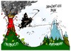 Cartoon: Calbuco Kathmandu (small) by Dragan tagged calbuco,kathmandu,nepal,desastres,naturales,cartoon