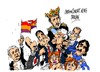 Cartoon: Cayo Lara-PP-PSOE-castillo (small) by Dragan tagged cayo,lara,pp,psoe,castillo,espana,rey,juan,carlos,politics,cartoon