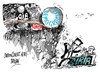 Cartoon: CIA-Turquia-Siria (small) by Dragan tagged cia,turquia,siria,estambul,david,petraeus,eeuu,estados,unidos,gerra,civil,politics,cartoon