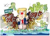 Cartoon: Donald Trump-Ormuz (small) by Dragan tagged donald,trump,iran,ormuz