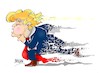 Cartoon: Donald Trump se va (small) by Dragan tagged donald,trump