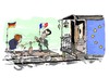 Cartoon: EU-locomotora Merkel - Sarkozy (small) by Dragan tagged merkel,angela,nicolas,sarkozy,eu