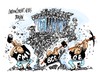 Cartoon: Grecia-FMI-BCE-CE repuntado (small) by Dragan tagged grecia,fondo,monetario,internacional,fmi,banko,central,europeo,bce,comisiion,europea,ce,politics,cartoon