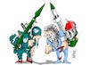 Cartoon: Israel -palestina -mochilas (small) by Dragan tagged israel,palestina,gaza
