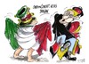 Cartoon: Italia-Alemania-Eurocopa (small) by Dragan tagged italia,alemania,eurocopa,fudbol