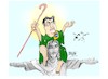 Cartoon: Jair Bolsonaro-Mesias (small) by Dragan tagged jair,bolsonaro,mesias,brazil