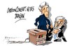 Cartoon: John Kerry-momento muy critico (small) by Dragan tagged john,kerry,afganistan,elecciones,eeuu,kabul,politics,cartoon
