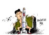 Cartoon: Kim Jong-un (small) by Dragan tagged kim,jong,un,seul,korea,del,norte,pyongyang,politics,cartoon