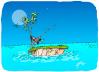 Cartoon: salto (small) by Dragan tagged salto