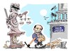 Cartoon: Silvio Berlusconi (small) by Dragan tagged italia,silvio,berlusconi,cerdena,villa,certosa,justicia