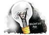 Cartoon: Thomas Alva Edison-bombilla (small) by Dragan tagged thomas,alva,edison,bombilla,incandescente,cartoon