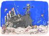 Cartoon: Titanic (small) by Dragan tagged titanic amor