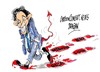 Cartoon: Tony Blair-hoja de ruta (small) by Dragan tagged tony,blair,hoja,de,ruta,oriente,proximo,gaza,palestina,politics,cartoon
