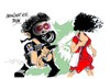 Cartoon: Turquia-La mujer de rojo (small) by Dragan tagged turquia,la,mujer,de,rojo