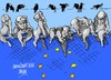 Cartoon: UE-crisis migratoria (small) by Dragan tagged ue,union,europea,crisis,migratoria,mediteraneo,politics,cartoon