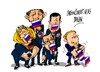 Cartoon: Vladimir Putin-aliados (small) by Dragan tagged barack,obama,vladimir,putin,angela,merkel,siria,politics,cartoon