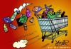 Cartoon: high cost of life2 (small) by johnxag tagged cost,life,high,expensive,elections,political,party,vote,supermarket,basket,money