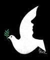 Cartoon: peace a dream (small) by johnxag tagged peace,johnxag,true,pigeon