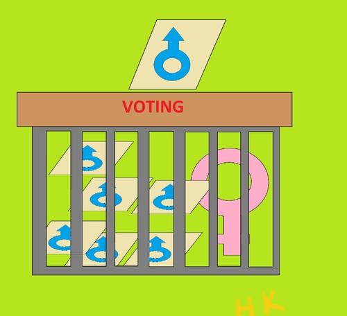 Cartoon: voting (medium) by kaleci tagged cypriot