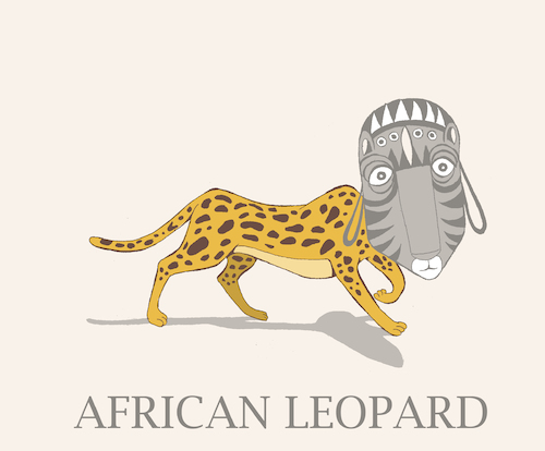 Cartoon: African Leopard... (medium) by berk-olgun tagged african,leopard