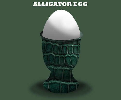 Cartoon: Alligator Egg... (medium) by berk-olgun tagged alligator,egg