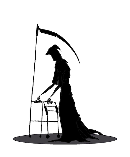 Cartoon: Angel of Death... (medium) by berk-olgun tagged angel,of,death