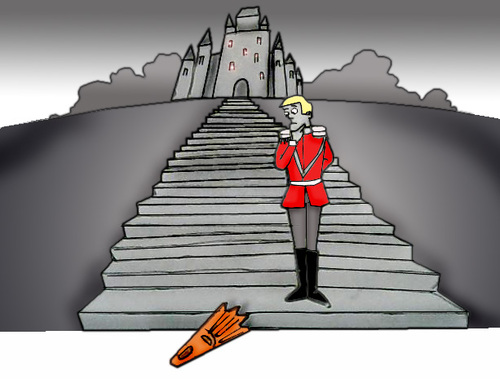Cartoon: Another Cinderella Story.. (medium) by berk-olgun tagged cinderella