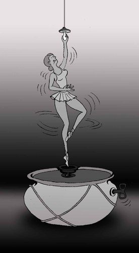 Cartoon: Ballerina in Box... (medium) by berk-olgun tagged ballerina,in,box